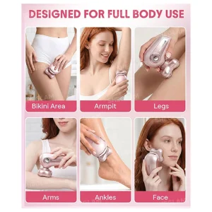 انواع لوازم آرایشی و مکمل ها شیور فول بادی 5 تیغه شیگلم مدل Smooth Moves 5D Flash